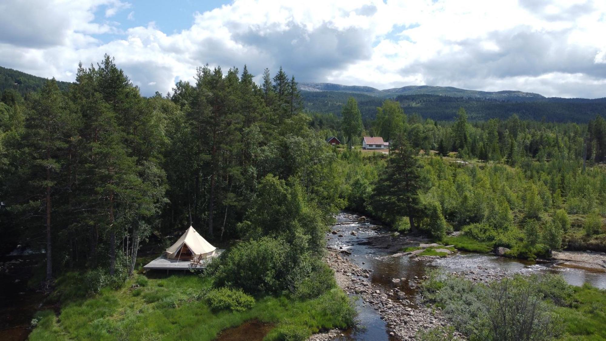 Fossumsanden Camping Og Hytter Fyresdal Exterior foto